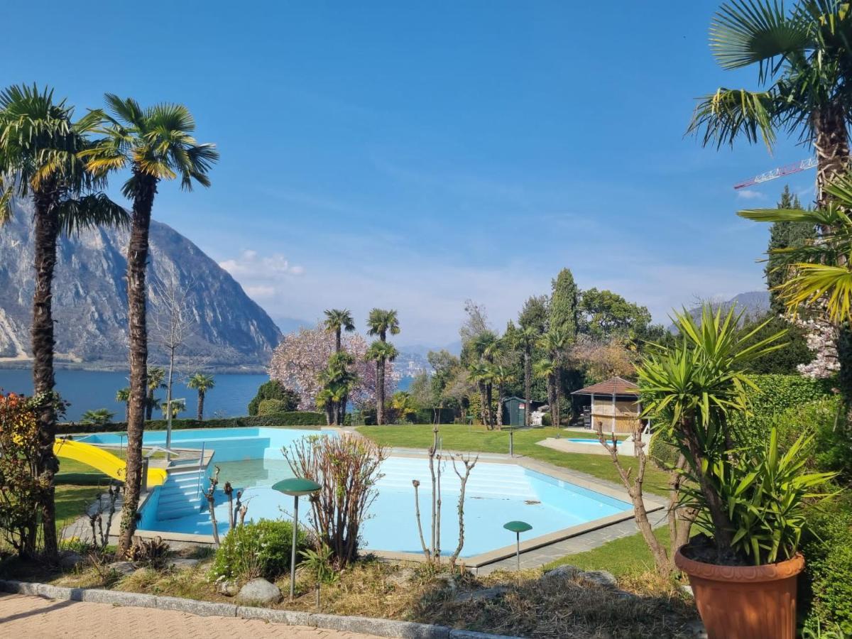 Bissone Lake Apartment 403 Buitenkant foto