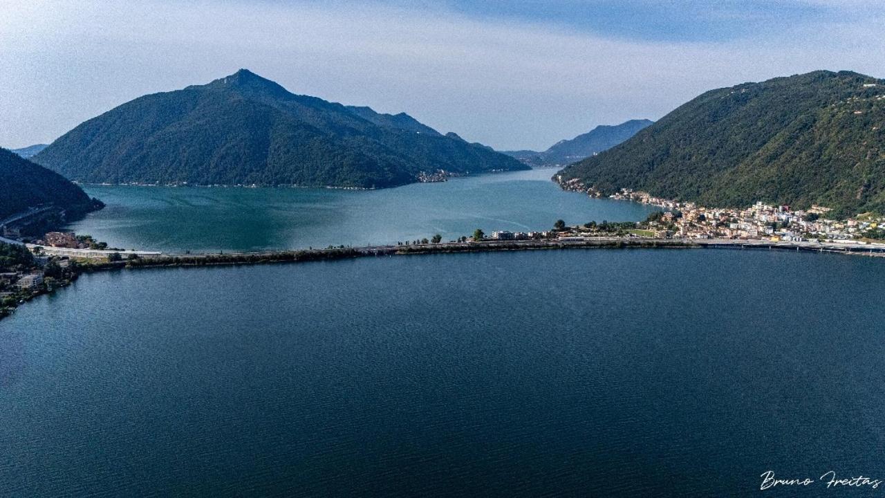Bissone Lake Apartment 403 Buitenkant foto